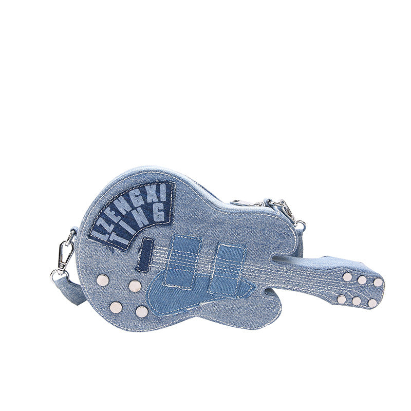 Wholesale Denim Guitar Shoulder Bag